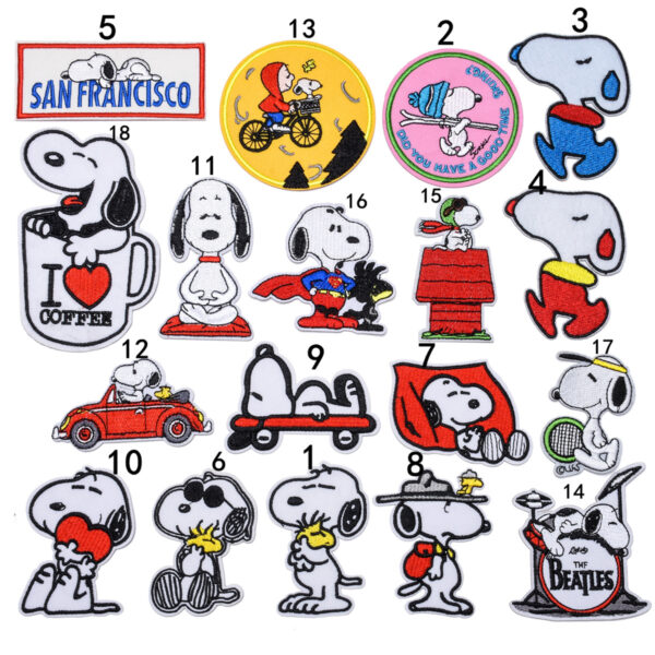 oly-f03009f137ea4ed400a32b2940b8af17 Wholesale Cartoon Happy Dog Repair Patch