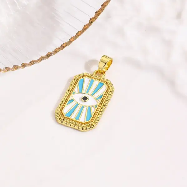 Wholesale Handmade Moon Pendant Necklace With Golden Plated Copper And Water Plating, Featuring Ball Chain In Sibling Suit Style