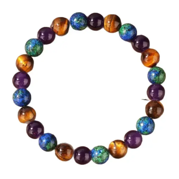 Wholesale Explosive Bracelet Tiger Eye Lapis Lazuite Amethyst Bracelet Fortune Ins Series Natural Stone Jewelry