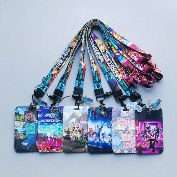 oly-f061823d22642e6e6148edfc7f50d5d1 Wholesale Cartoon Animation Hard Bus Push Card Set Heat Transfer Student Campus Polyester Lanyard Work Badge Meal Card OLY Exclusive