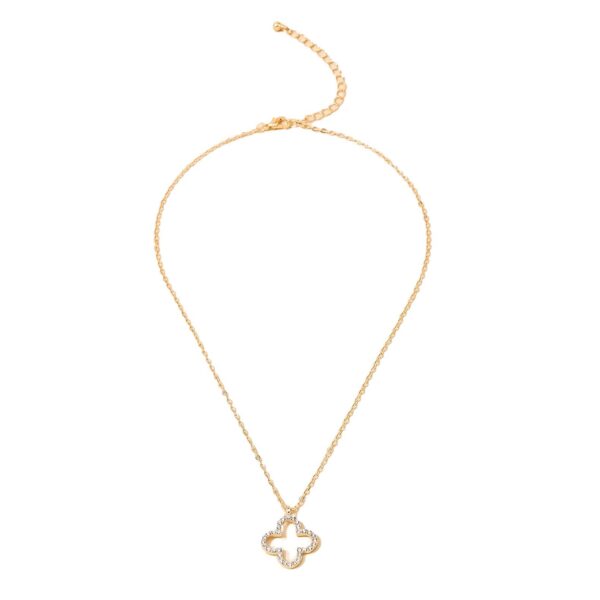 oly-f0ab65ae872c2d8a3214066a09407335 Wholesale fashion women's clover necklace light luxury elegant simple Mori niche pendant jewelry