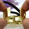 Wholesale metal horse tail buckle all-match hairband high-grade simple smooth hair tie jewelry hair ring head rope