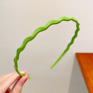 Candy Color Hair Hoop [Fruit Green]]
