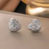 Wholesale PVD Coated Real Gold Plated Star Heart Shape 304 Stainless Steel Simple Style Waterproof Non Tarnish Plating Drop Earrings Ear Studs