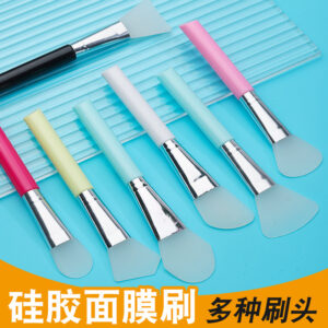 oly-f11175f12df1e39645b1b3ccbdda956f Wholesale Beauty Silicone Brush Mask Brush Makeup Brush Soft Hair Brush Mud Mask Beauty Makeup Tools Fan-shaped Fruit Acid Brush