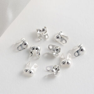 Silver (side bag) / 1.5*2.5*4mm/aperture 0.7mm (100 pcs/pack)