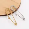 Wholesale Unisex 304 Stainless Steel DIY Fashion Accessory In Commute Style With Electroplated Finish