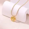Wholesale Bow Knot Necklace For Women Featuring PVD Coated 18K Real Gold Plated 304 Stainless Steel With Waterproof Non Tarnish Finish On Cable Chain