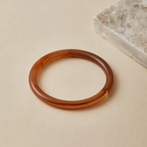 oly-f17f31e6d75fc007d06626a300cb877a Wholesale Plain Circle Bracelet Stackable INS Style Versatile Business Commuting Bracelet (Accessory) Waterproof Non-Fading Round Acrylic Resin