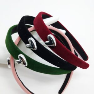 Wholesale Valentine's Day Love Fabric Hair Band Hair Accessories Women's Cross-border Fashion Headwear Fabric Wide Edge Hair Band Amazon Headband Women