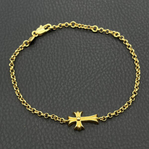 Cross bracelet gold [adjustable] / 18CM