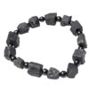 oly-f1fadb71647df3f4dba54b1e035c3a3b Wholesale Fuhong jewelry natural tourmaline crystal black tourmaline raw stone frosted single ring bracelet jewelry raw ore bracelet