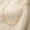 Wholesale Unisex Paper Clip Necklace With Hypoallergenic 316 Stainless Steel And 14K Real Gold PVD Coated Cuban Link Chain