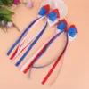 Wholesale Sweet Tassel Hairpin In Dark Blue Cloth, Perfect Hair Accessory For Summer And Independence Day