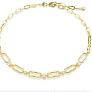 Gold circle necklace