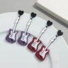 oly-f249461b57cc7328f9aa423aa0ad81fe Wholesale Music Festival Musical Instruments Rainbow Guitar Earrings Fashion Personality Mexican Music Carnival Night Earrings