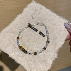 S493 silver-new chinese tiger eye bracelet