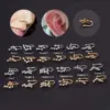 Wholesale Nose Rings & Studs Fashion Constellation Copper Plating Nose Pin