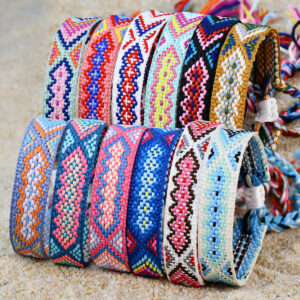 oly-f29b2a0c7bc00adf8d7eb21111eb571e Wholesale Nepal ethnic style woven hand rope color tassel Bohemian friendship bracelet ladies jewelry