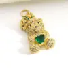 Wholesale Fashionable Design Pendant Copper Plated Real Gold Micro-Paved Zircon Saint Jude Pendant Jewelry Accessory