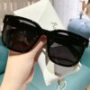 Wholesale Set of glasses polarized sunglasses for men and women can be set of myopia glasses one glasses two-use driving fashion trendy sunglasses summer sun protection