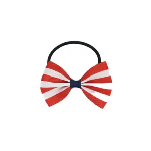 Red Striped Hair Band