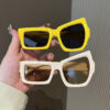 Wholesale Funny irregular sunglasses for women, fashionable concave sunglasses, sun-proof and UV-proof