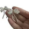 Wholesale Fashionable Escape Princess Butterfly Knot Beaded Earrings Unique Design High-End Feelings Small Audience Sensation Ear Jewelry