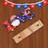Wholesale Wooden Letter Ornaments Creative DIY Patriotic Ornaments Independence Day National Day Desktop Ornaments Accessories