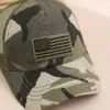 oly-f3326b9b897e190b09abe7a5fba10e5b Wholesale American Flag Casual Baseball Cap For Adults With Curved Eaves, Made Of Polyester Featuring Embroidery