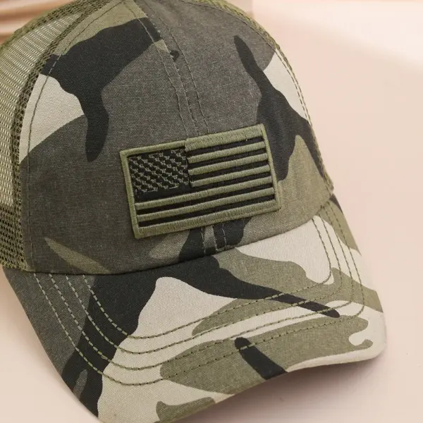oly-f3326b9b897e190b09abe7a5fba10e5b Wholesale American Flag Casual Baseball Cap For Adults With Curved Eaves, Made Of Polyester Featuring Embroidery