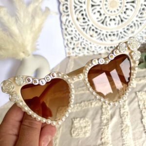 Pearl Letter Tea Glasses / All yards