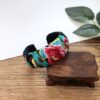 oly-f3a533c28b68b1089f7085b9f33361d4 Wholesale Original handmade retro artistic ethnic style embroidered bracelet female wide version elegant Miao silver cotton and linen all-match bracelet accessories