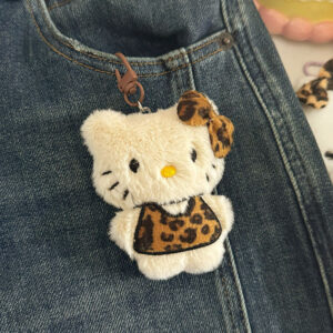 Beige leopard print kt [one door buckle style]