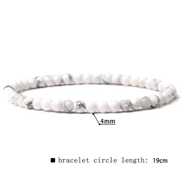 Wholesale Casual Retro Geometric Natural Stone Agate Bracelets In Bulk