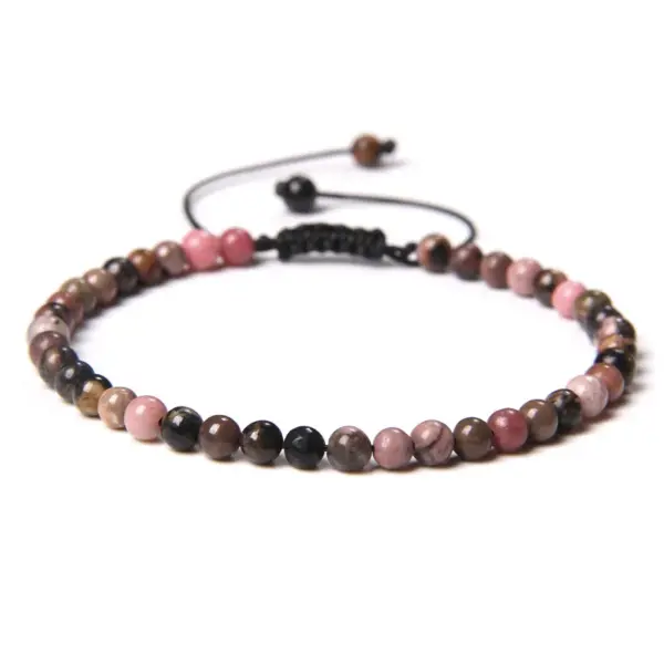 Wholesale Fashion Solid Color Natural Stone Beaded Bracelets