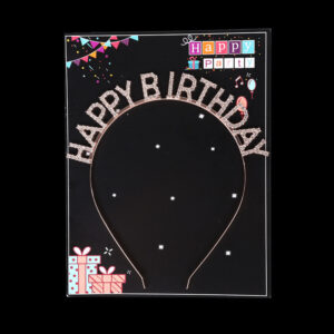 Happy birthday rose gold + card