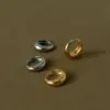 Wholesale PVD Coated 18K Gold Plated Solid Color 304 Stainless Steel Simple Style Classic Style Waterproof Non Tarnish Earrings