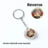 Wholesale United States American National Day Metal Key Chain With Gem Inlay, Patriotic Souvenir Accessory