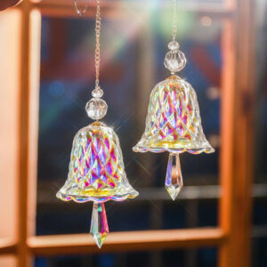oly-f4a1573b3a3f7dbac35ff7ad95cb8f93 Wholesale Rainbow Crystal Wind Bell Window Hanging Bell Glass Pendant Sun Catcher Christmas Decoration