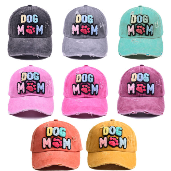 oly-f4cdd35a0fd5ebfdcdef2457bc3b67fa Wholesale DOG MOM baseball cap autumn women's casual Joker cap