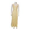 Wholesale Summer French Floral Print Suspender Dress, Sweet and Fresh Beach Dress, Long Fishtail Skirt, Milk Silk