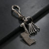 Wholesale Skull Keychain Alloy Creative Skull Arm Cross Pendant Car Metal Pendant Keychain