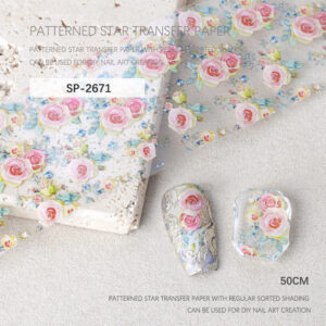 Palace rosa multiflora transfer paper (SP-2671)