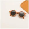 oly-f5477165359d181a06543becce62c93e Wholesale Children's Folding Sunglasses Boys and Girls Round Shade Frosted Casual Easiest for Match Sunglasses