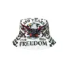 oly-f56424135cb1de0b281fbc2c70a55254 Wholesale Original Design American Flag Bucket Hat With Short Brim, UV Protection, Made Of Polyester Featuring Printing Craft