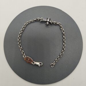 Diamond cross bracelet