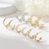 Wholesale Bow Tie Earrings For Women With Copper Base And Zirconia Inlay, Featuring 925 Sterling Silver Ear Pins In Simple Style