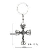oly-f5944e1b5827d878526dd4e264679555 Wholesale Crow flame cross keychain niche punk retro do pendant car pendant