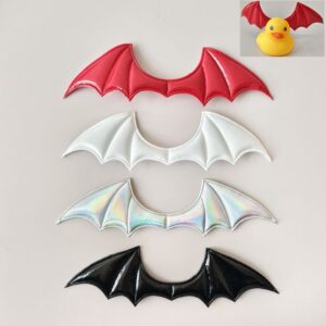 1 piece of leather devil wings do not repeat random color (14*3.8)